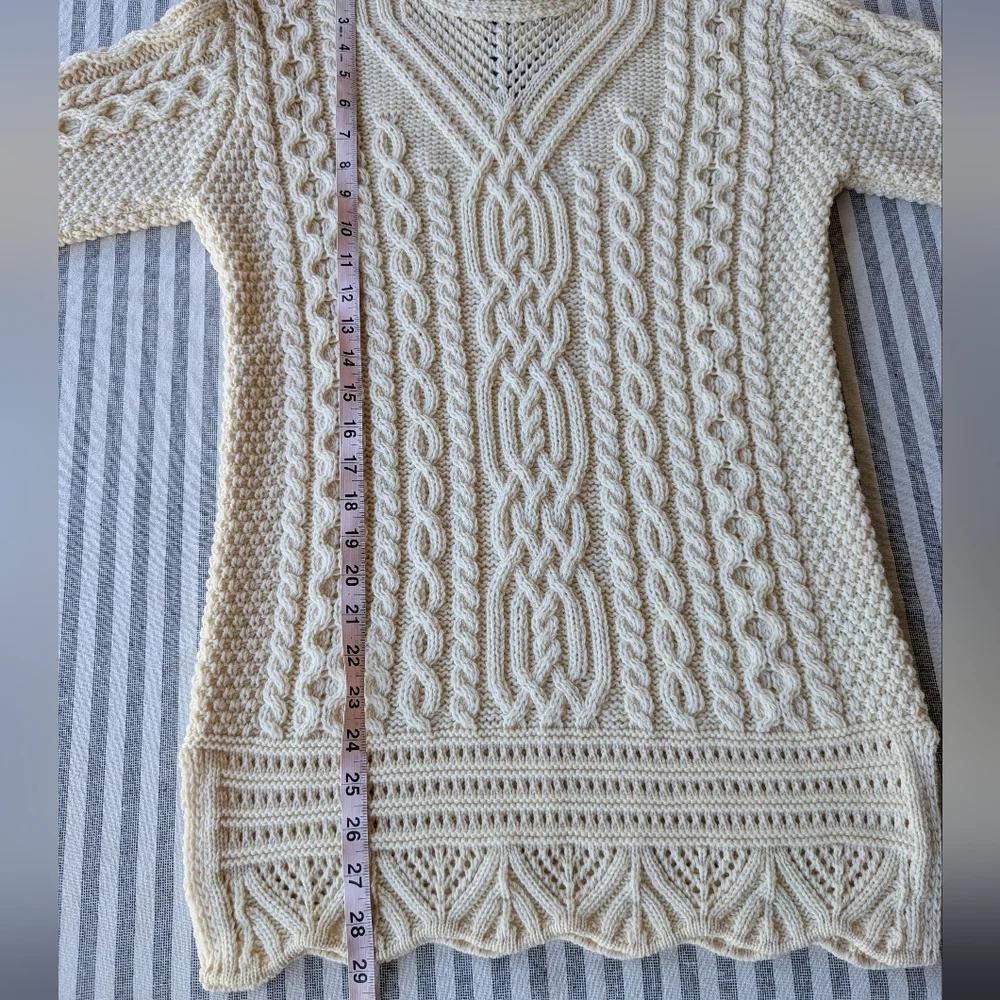 NWT The Irish Store 100% New Merino Wool Tunic Sweater - Picture 7 of 8